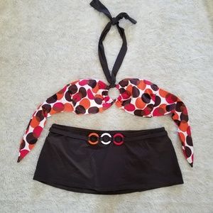 La Blanca by Rod Beattie swim skirt BOTTOM ONLY, 10